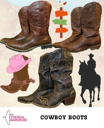 Festival Cowboy Boots Bundle of 10 pcs (RN#1214)