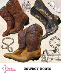 Festival Cowboy Boots Bundle of 10 pcs (RN#1216)