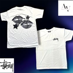 Stussy umgestalteter Stil Star Küsse wei..