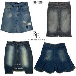 Faldas Midi de Mezclilla de la Era Y2K de Paris Hi..