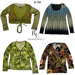 Y2K Forest Vibe Full Sleeve Tops (RE-1264)