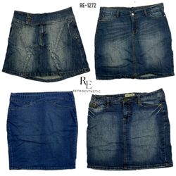 Jupes en mélange de denim Y2K IT Girl (RE-1272)