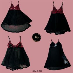 Vintage Y2K Midnight Muse Slip (GRV-6-022)