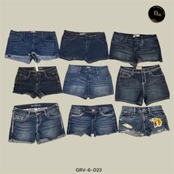 Vintage Y2K Distressed Denim Minis (GRV-6-023)