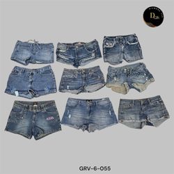 Y2K Era Denim Mini Shorts – Iconic Retro Casual (G..