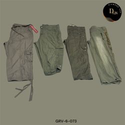 Y2K Green Cargo Capri Trousers – Casual & Edgy Loo..