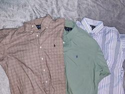 Ralf lauren shirt mix Cheks and normal