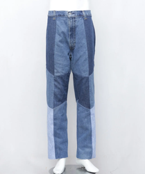 CR-46 Reworked Levi's Patchwork Denim Jeans