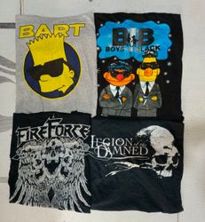 Music and vintage printed tees