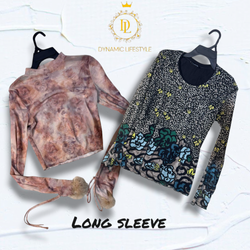 Long sleevs mesh top 10 pieces
