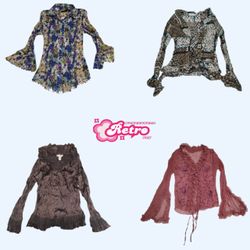 Y2k Grunge Tone Blouse (June-06)