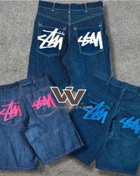 Rework Style Stussy Denim Shorts