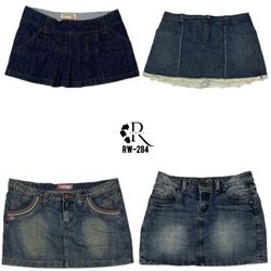 Y2K Britney Era Denim Mini Skirts (RW-284)