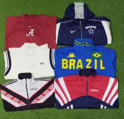 Mix branded 90s track jacket