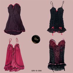 Bubblegum Babe | Y2K Rosa Baby Doll (GRV-6-087)