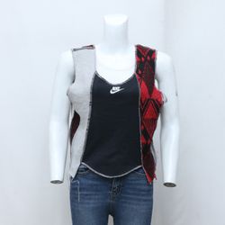 CR-54 Reworked Women's Sleeveless Sports Track Top