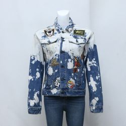CR-58 Reworked Tie-Dye Denim Jacket
