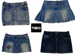Y2K Denim Mini Skirts