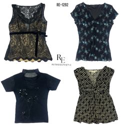 Tops sans manches Grunge Y2K (RE-1292)
