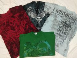 CR4431 Skull T-shirts