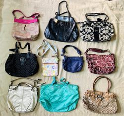 Coach bags 10 pcs