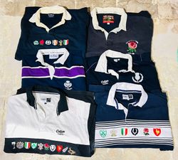 Mix vintage club rugby shirts bundle 17
