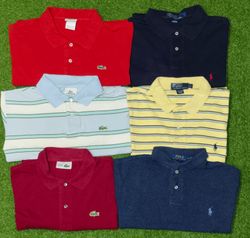 Polo, t-shirts à col Lacoste et polo rugby.