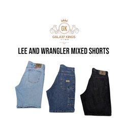 Lee and Wrangler Mixed Shorts