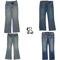 Y2K IT Girl Unique Denim Jeans (RW-308)