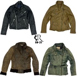 Y2K Cyber Girl Leather Jackets (RW-311)