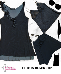 Black Y2K Tops Bundle of 10 pcs (RN#1219)