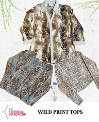 Wild Print Y2K Tops Bundle von 10 Stück (RN#1225)