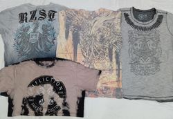 CR4437 Vintage Men's Skull T-Shirts