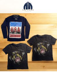 Camiseta gráfica mixta
