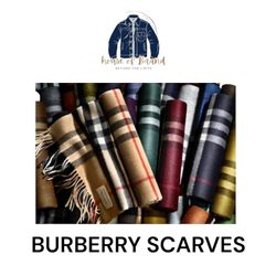 Retro Collection Y2k Burberry scarves