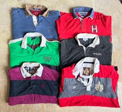 Mix brand vintage rugby shirts bundle 3