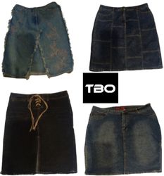 DENIM MIDI SKIRTS