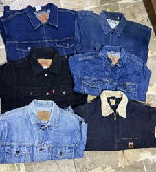Gemischte Markenshirts Denimjacken