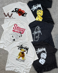 T-shirts de style rework Stüssy #13625