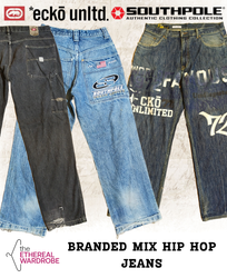 Branded Hip Hop Jeans Including ecko unltd and Sou..