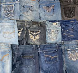 Jean brodé vintage Y2K - 12 pièces