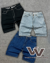 Carhartt rework style denim shorts #13625