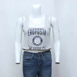 CR-98 Reworked Women's Sleeveless Cropped Tank Top
