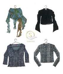 Mix Women Fancy Net Tops