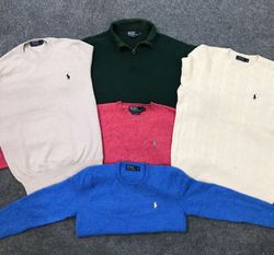 Polegadas Ralph Lauren Suéteres B2 10 Peças