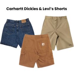 Carhartt Dickies & Levi's Shorts