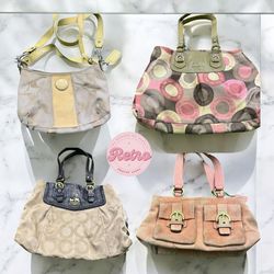 Authentic Coach Bags | Candy Pop Pastels & Logo Pl..