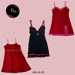 Y2K Dreamgirl Black Babydoll Fit (GRV-6-112)
