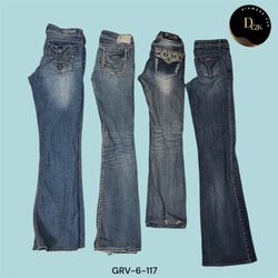 Y2K Traum Flare Jeans | Grunge Baddie Fit (GRV-6-1..