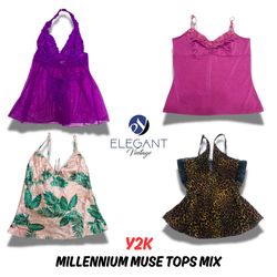 Y2K Millennium Muse Tops Mix - 10 Stück - EV0403